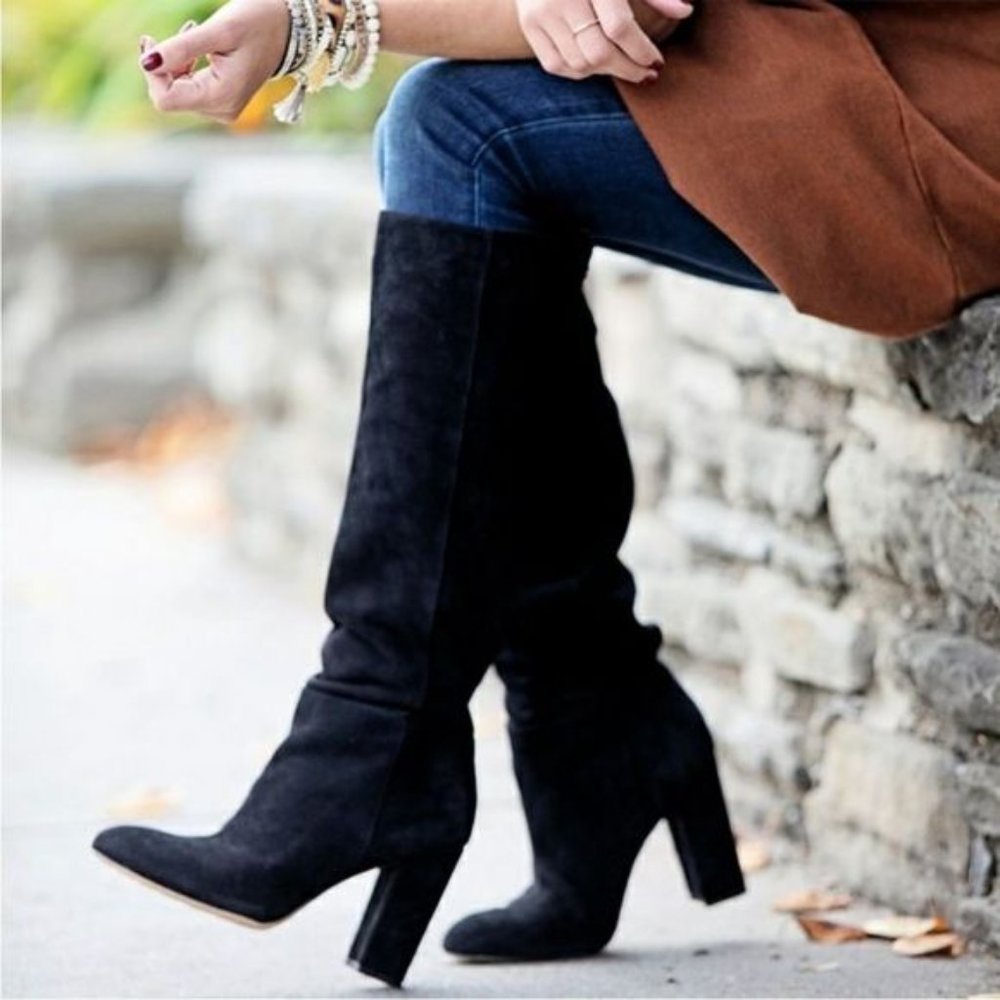Sam Edelman Black Heeled Boots